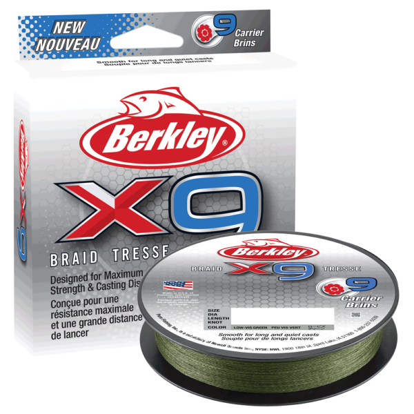 BERKLEY X9 BRAID TRESSE