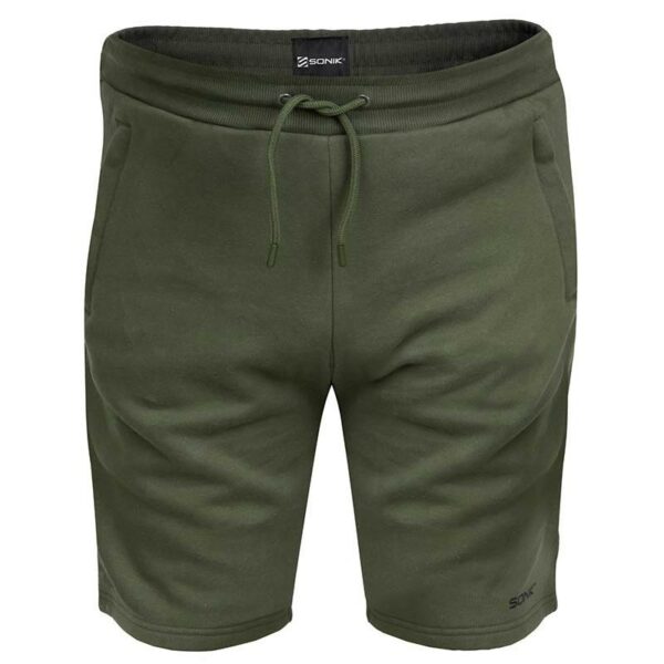 SONIK GREEN FLEECE SHORTS