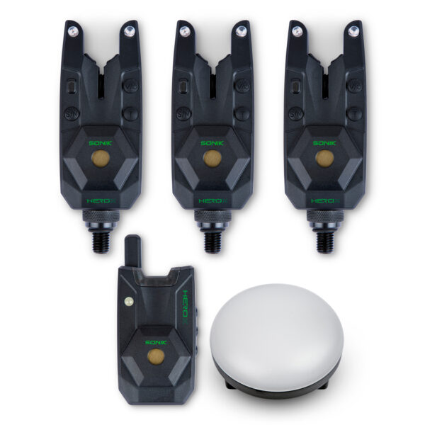 SONIK HEROX BITE ALARM SET 3+1 NEW